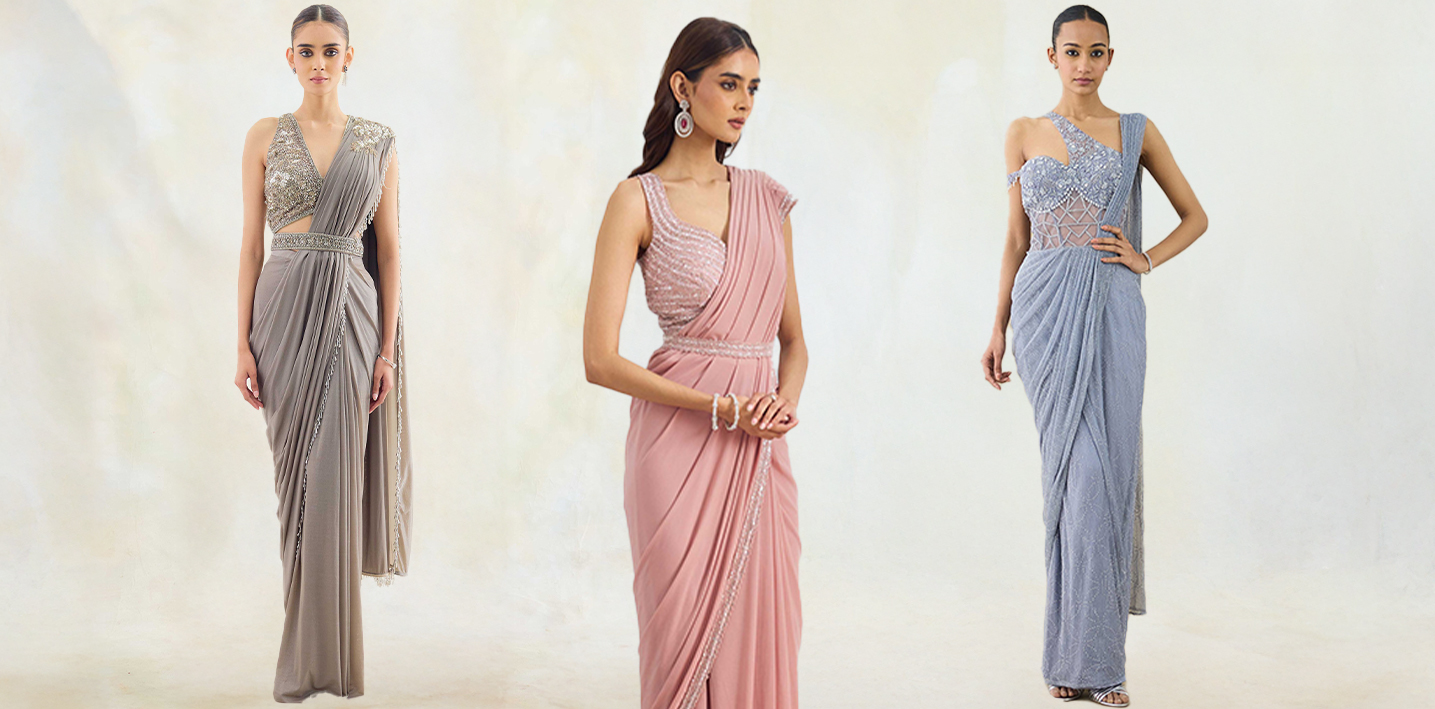 Best Saree & Gown Looks: Timeless Elegance Meets Modern Glamour!